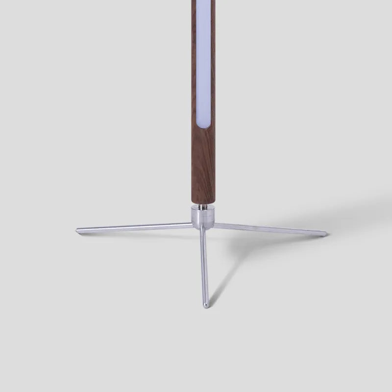 Lampadaire sur pied en bois à LED - vue 6 sur 8