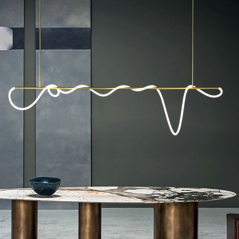 suspension design en forme de notes de musique élégantes - vue 5 sur 22