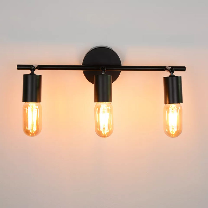 Applique murale LED lampe moderne lampe en bois E27 nordique Style Loft lumières industrielle Vintage fer applique murale pour Bar café Restaurant maison