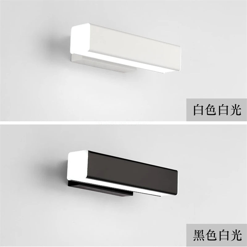 applique murale led moderne en bois décoration luminaires direction nordique - vue 6 sur 9