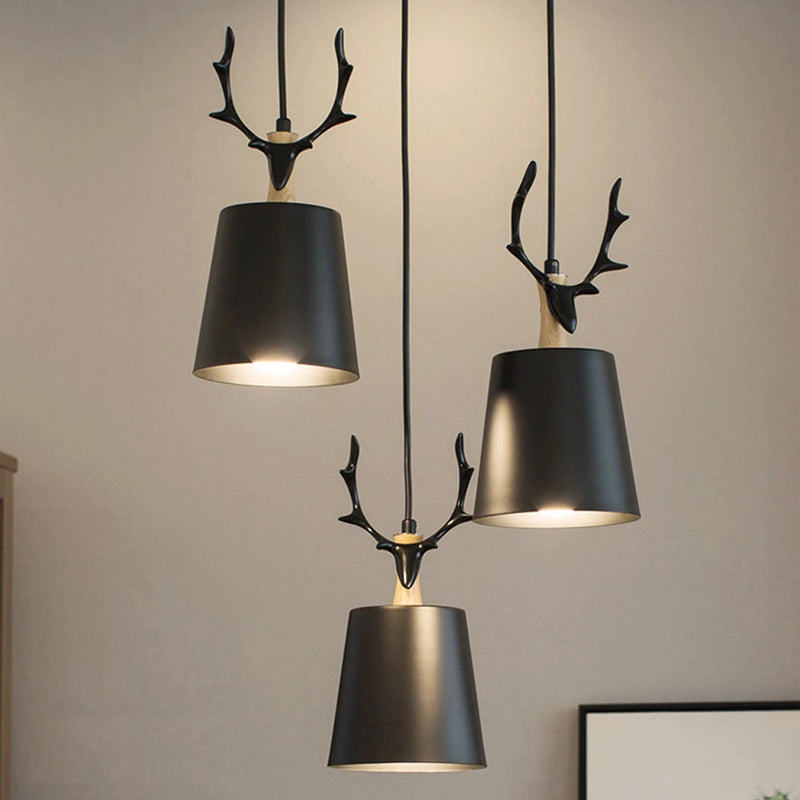 suspension moderne en bois nordique pour restaurant
