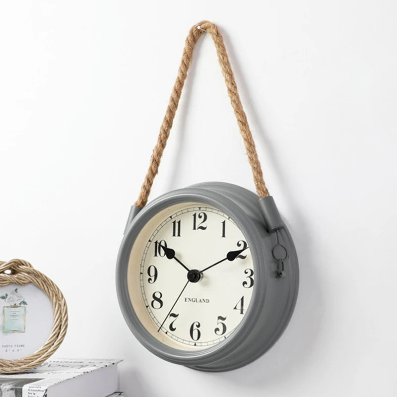 horloge murale en métal vintage décoration créative pour votre intérieur