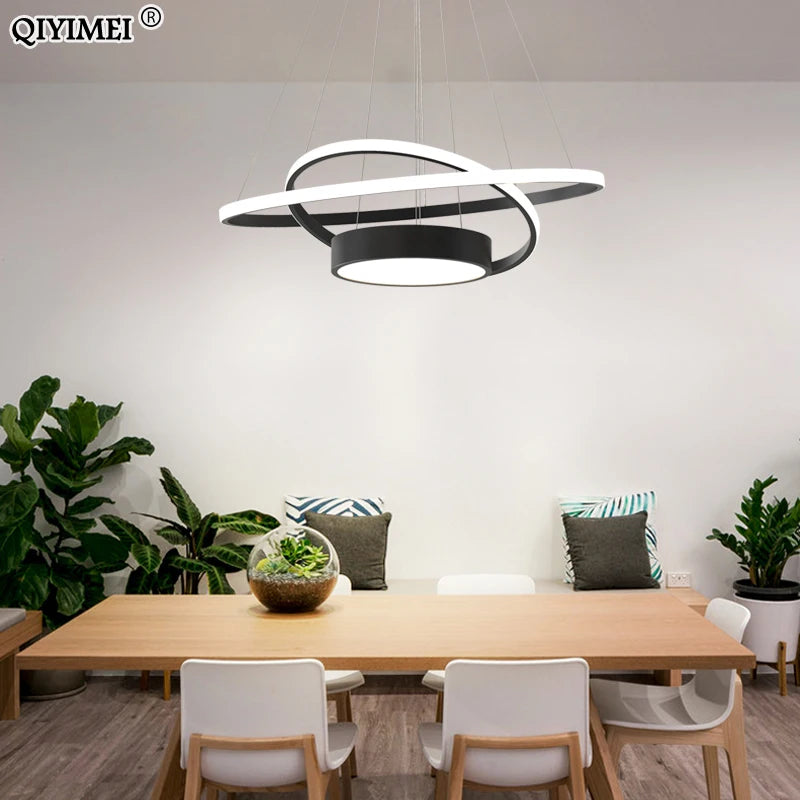 lampes suspendues led modernes luminaires d'intérieur abajur