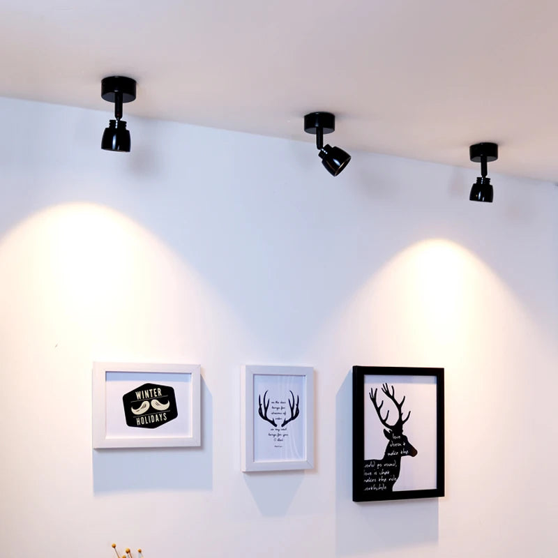 spot led encastrable réglable monté en surface