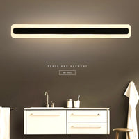 applique murale led acrylique miroir rectangle déco maison