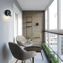 applique murale ronde rotative à led pour intérieur moderne
