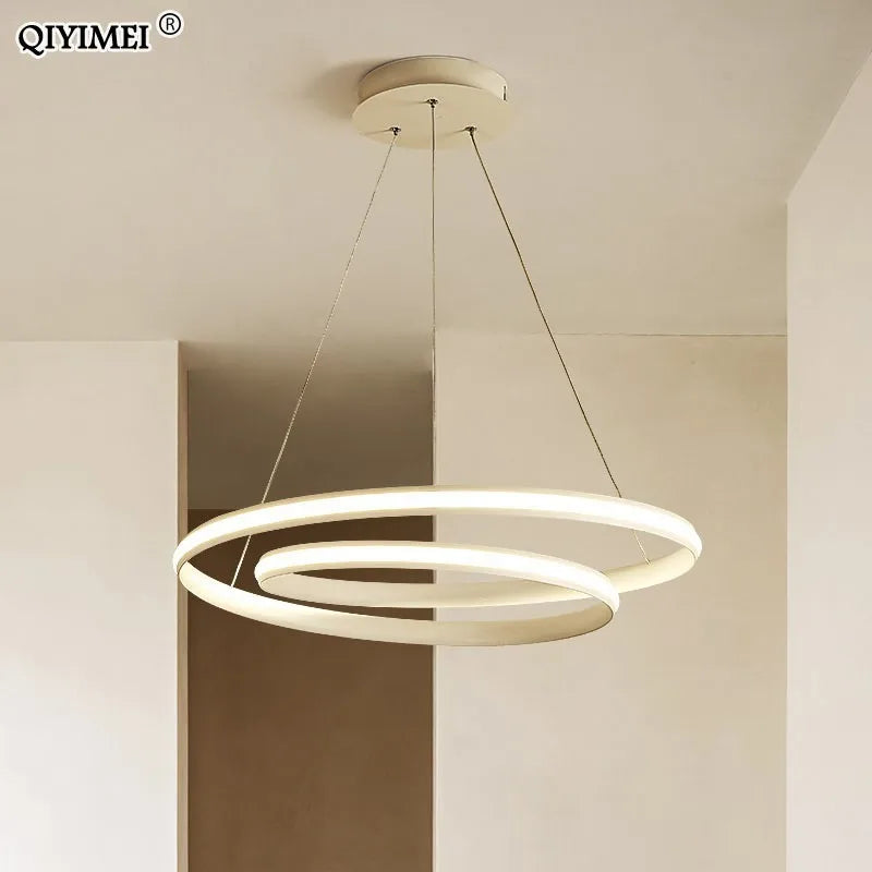 lampes suspendues modernes à led en aluminium