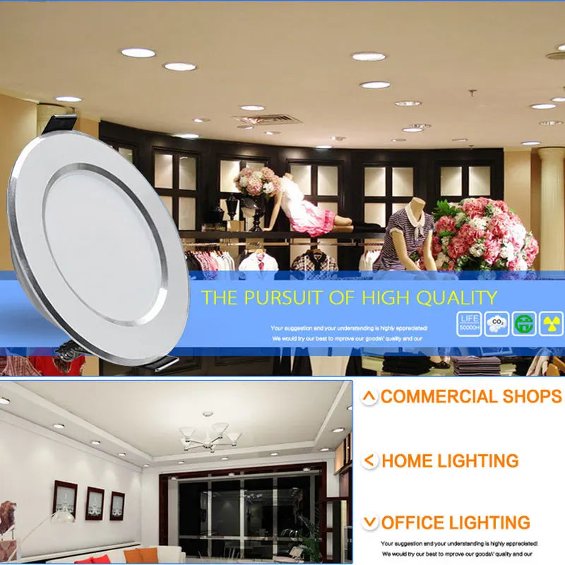 downlight led étanche dimmable encastré spot lumière - vue 7 sur 6