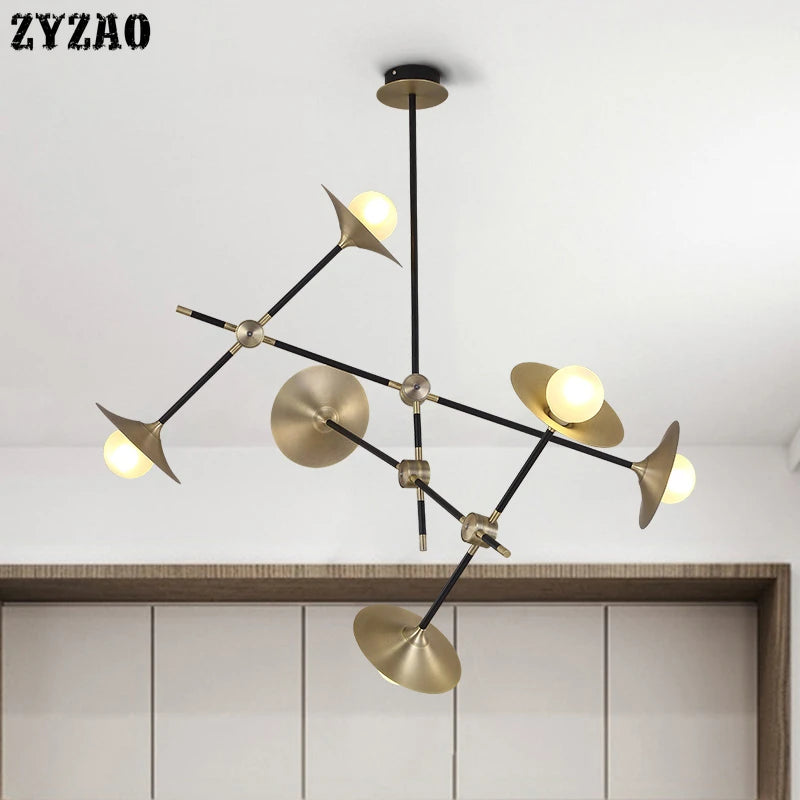 lustre créatif nordique design moderne pour décoration intérieure - vue 3 sur 9