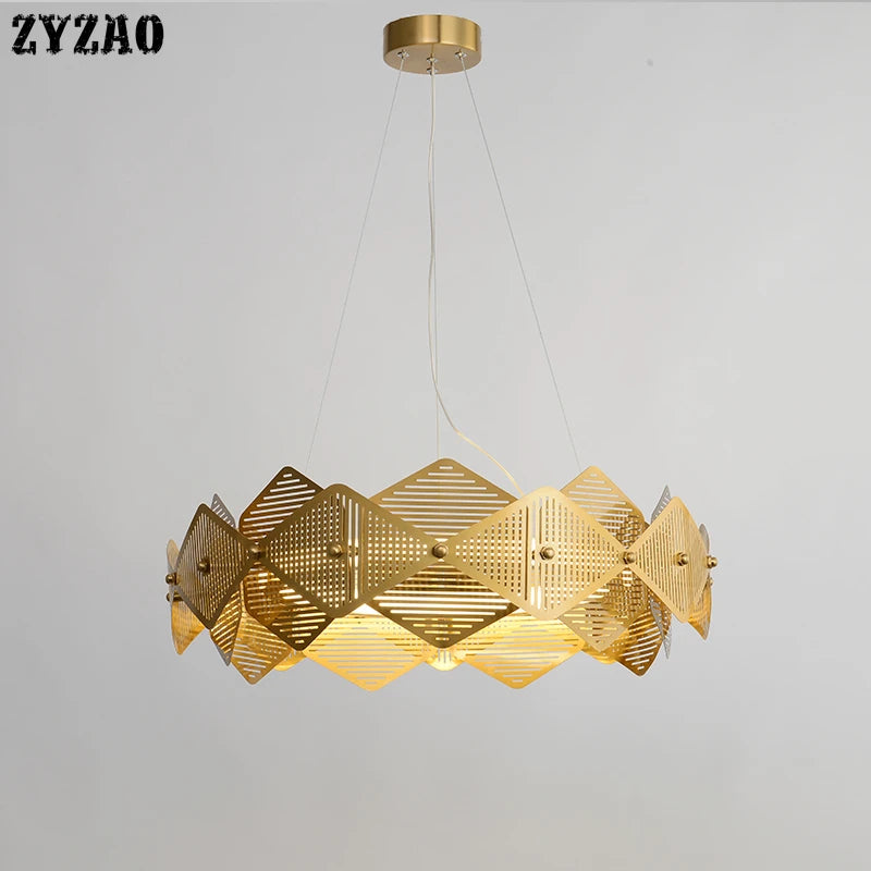 suspension nordique en fer design pour décoration intérieure créative - vue 2 sur 7