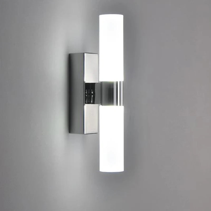 Lumière de miroir LED en acier inoxydable pour salle de bains AC85-265V 6W - vue 5 sur 6