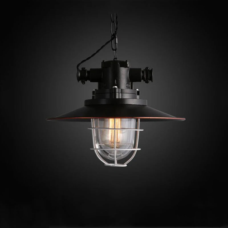 lustre rétro américain pour loft café pub étude