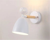 applique murale nordique moderne en bois pour lecture