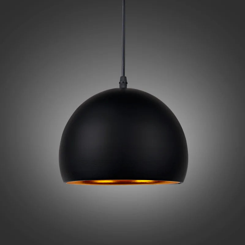 Moderne Simple boule E27 suspension lumières café Restaurant éclairage suspension luminaires décorer lampe Droplight - vue 4 sur 6