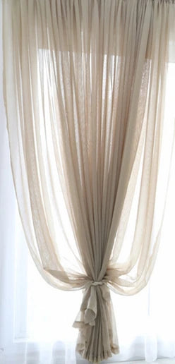 Voilage tulle transparent mesure hauteur 300cm salon chambre