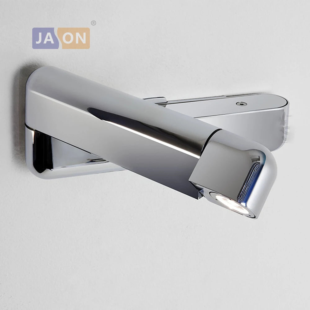 applique murale led nordique rotative sans fil avec interrupteur - vue 4 sur 5