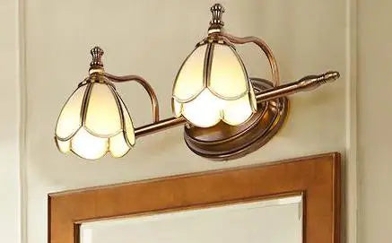 applique murale vintage miroir avec éclairage led pour maquillage - vue 11 sur 10