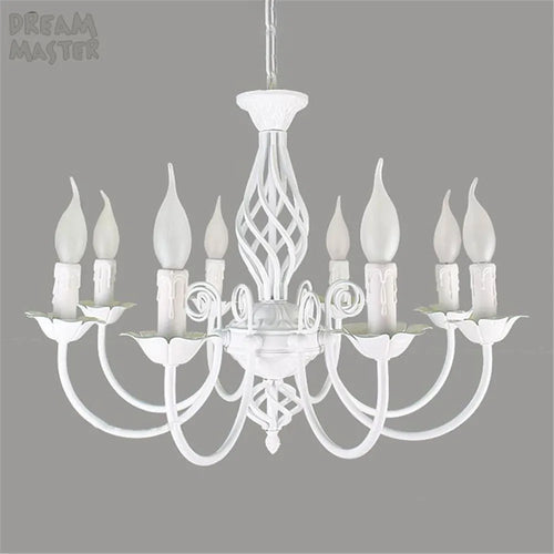 Lustre au Style européen à bougies moderne LED