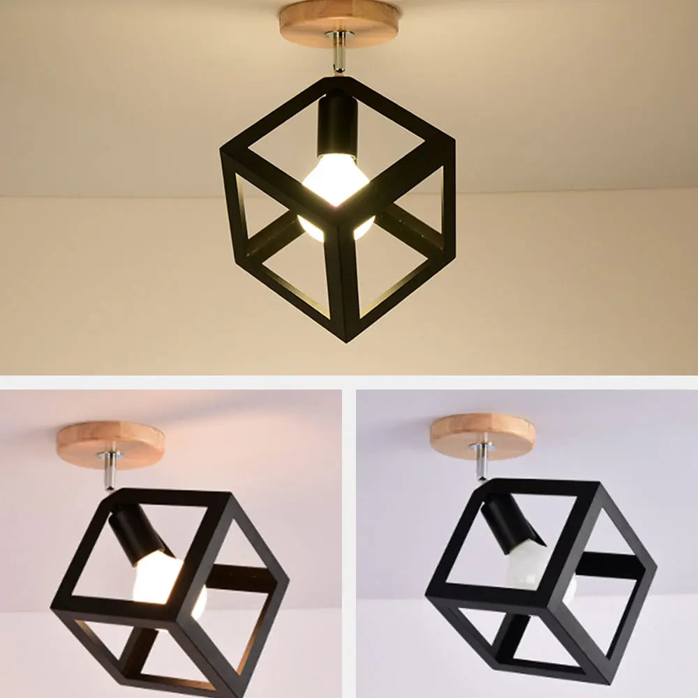 Plafonnier LED américain Loft nordique - vue 4 sur 10