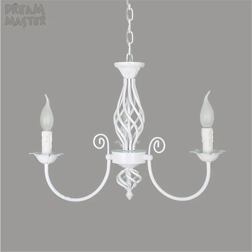 Lustre au Style européen à bougies moderne LED