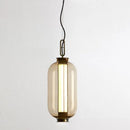 Suspension arrondie en verre loft postmoderne