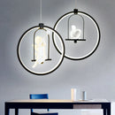 suspension moderne gzmj suspension ronde acrylique led hôtel