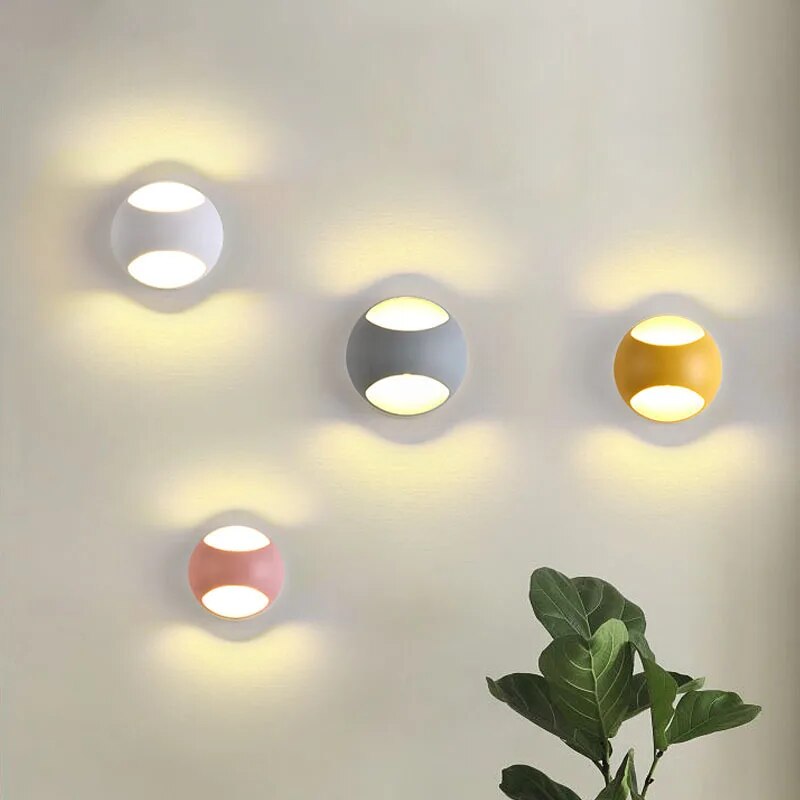 applique murale led luminaire intérieur escalier miroir éclairage