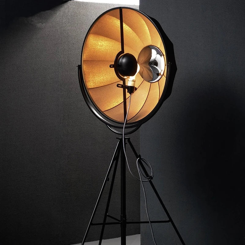 lampadaire moderne gzmj satellite en métal avec abat-jour en tissu - vue 4 sur 9