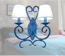 applique murale antique en métal avec miroir décoratif