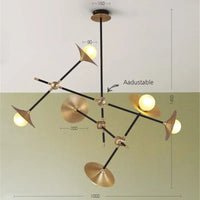 lustre créatif nordique design moderne pour décoration intérieure