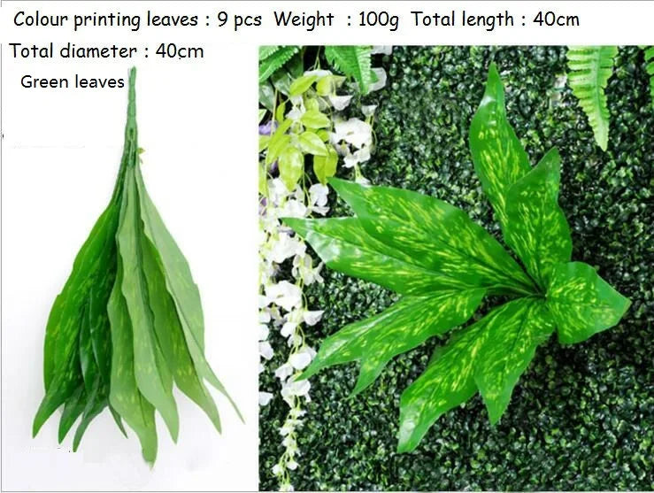 feuilles dherbe artificielles pour décoration murale et jardin - vue 37 sur 37