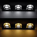 applique murale led moderne en cristal forme carrée