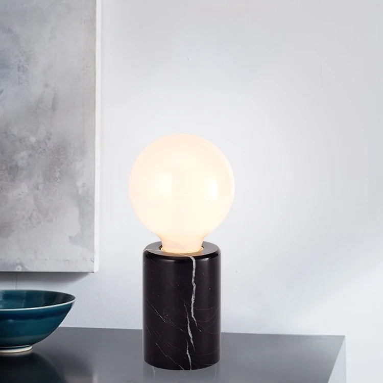 lampe de table moderne en verre nordique led décoration