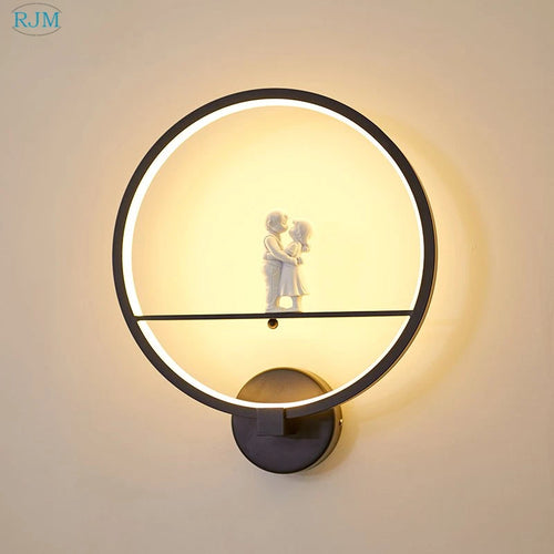 Applique murale led moderne fer chaud