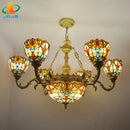 lustre moderne en verre design nordique pour décoration intérieure