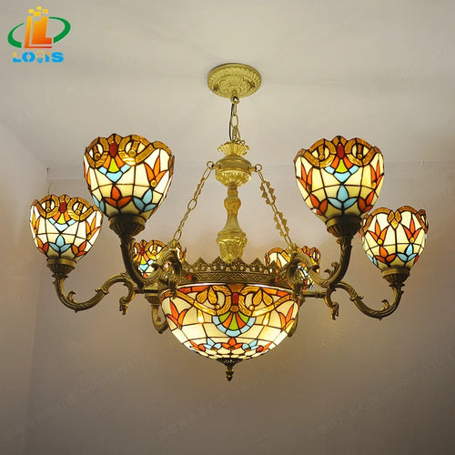 lustre moderne en verre design nordique pour décoration intérieure
