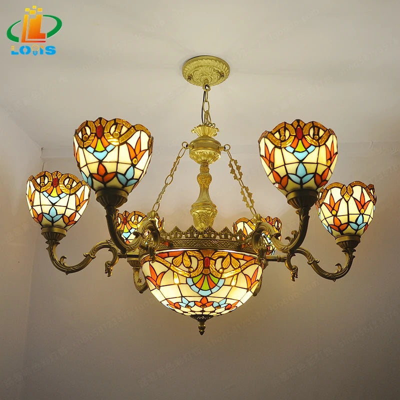 lustre moderne en verre design nordique pour décoration intérieure - vue 3 sur 9