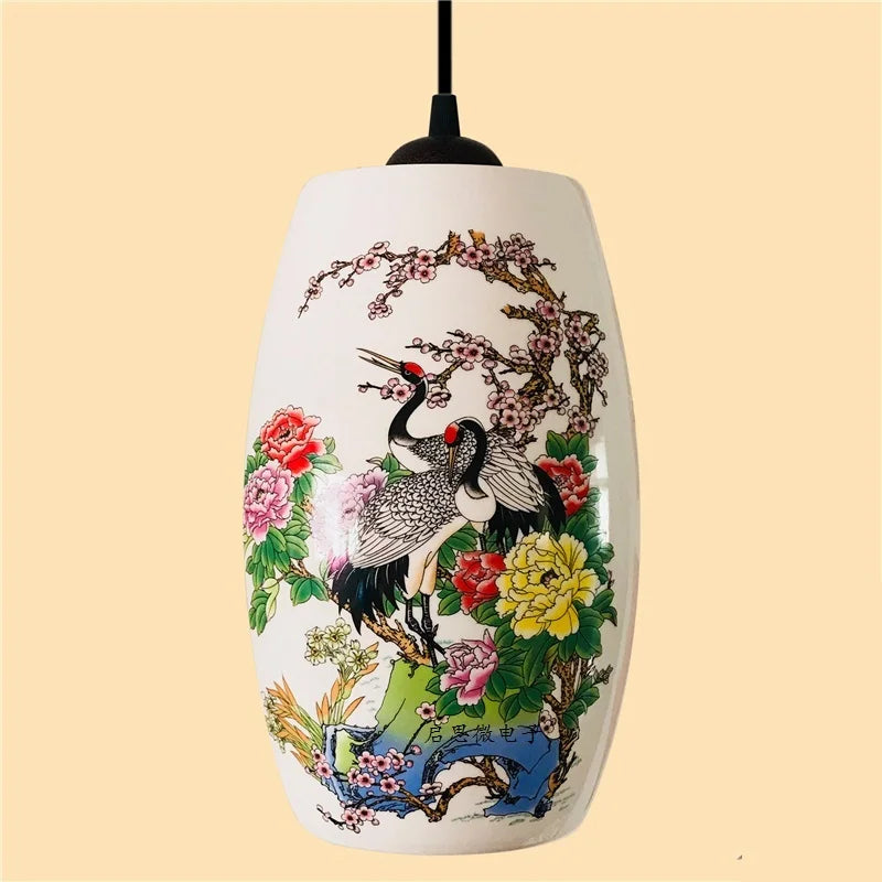Suspension chinoise en céramique - vue 7 sur 30
