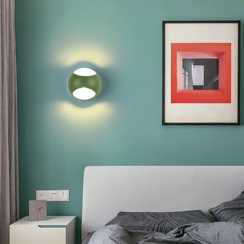 applique murale led luminaire intérieur escalier miroir éclairage - vue 5 sur 11