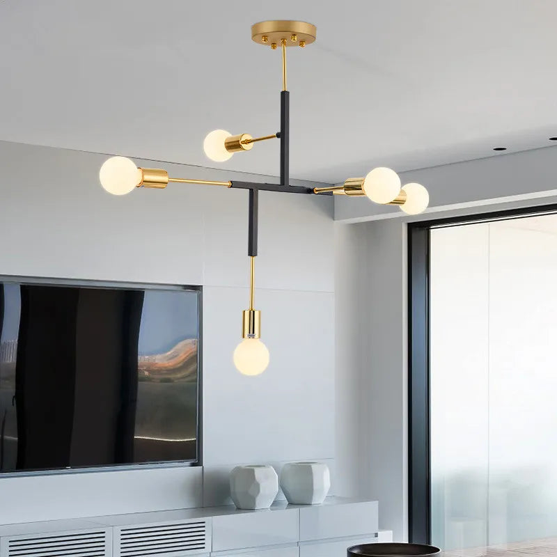 lustre moderne pour éclairage intérieur design élégant et fonctionnel - vue 5 sur 7