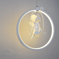 suspension moderne gzmj suspension ronde acrylique led hôtel