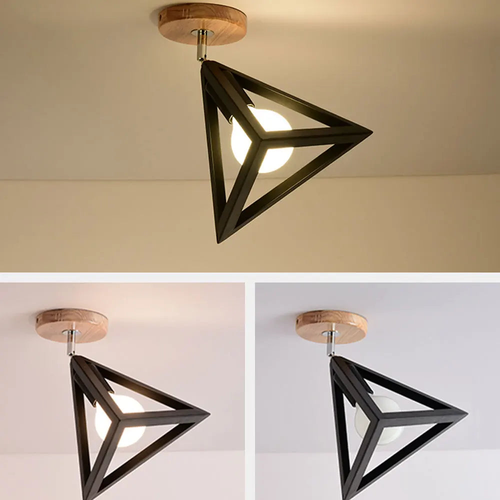 Plafonnier LED américain Loft nordique - vue 6 sur 10