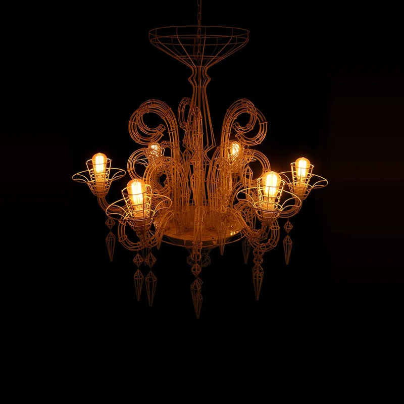 suspension design en alliage moderne pour intérieur élégant