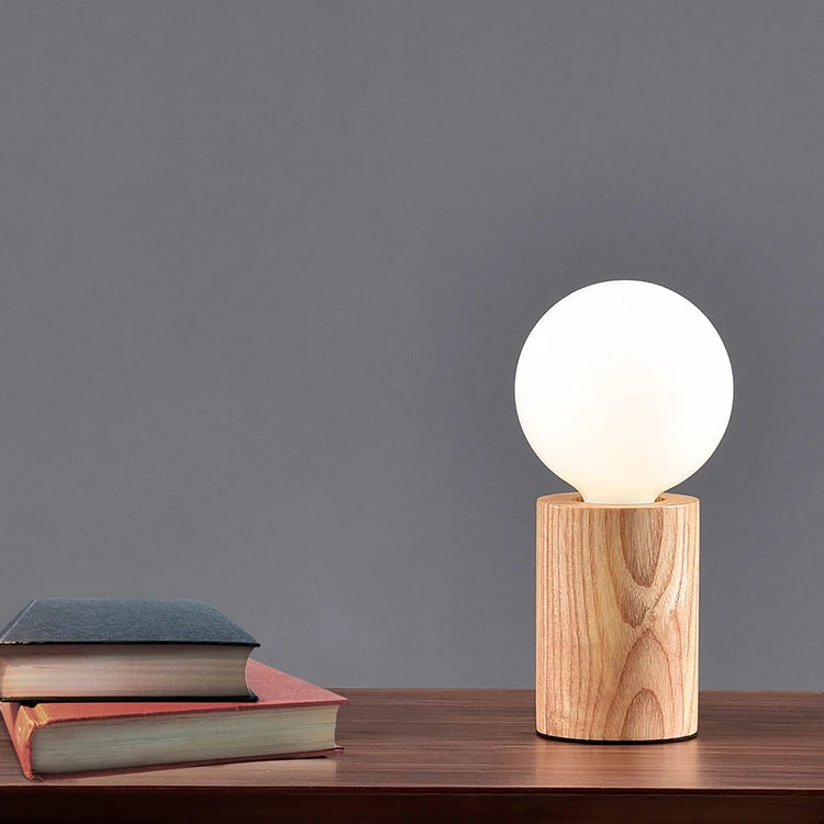 lampe de table moderne en verre nordique led décoration