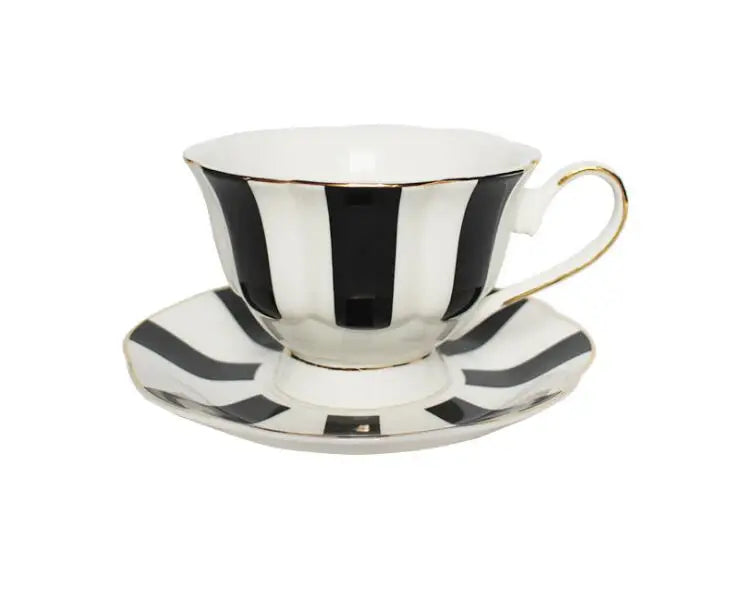 Service à thé anglais porcelaine fine peint main