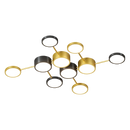 plafonnier led acrylique design moderne forme moléculaire décoratif