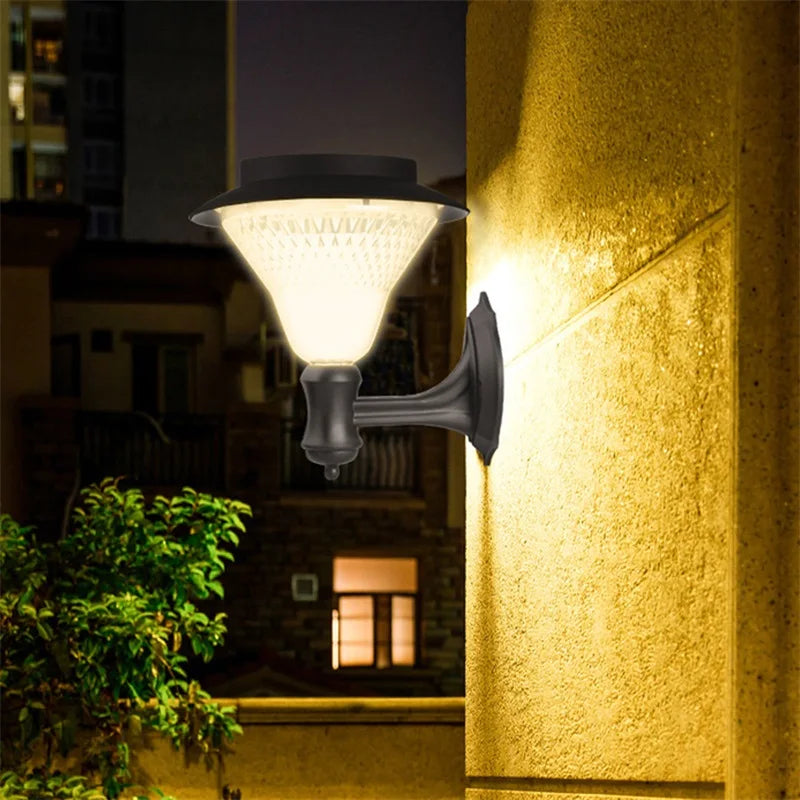 Lampe LED solaire contemporaine à 86 lumières - vue 3 sur 9