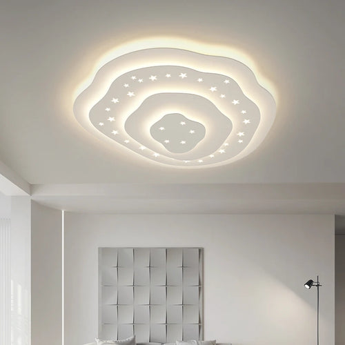 plafonnier moderne à leds réglable en acrylique