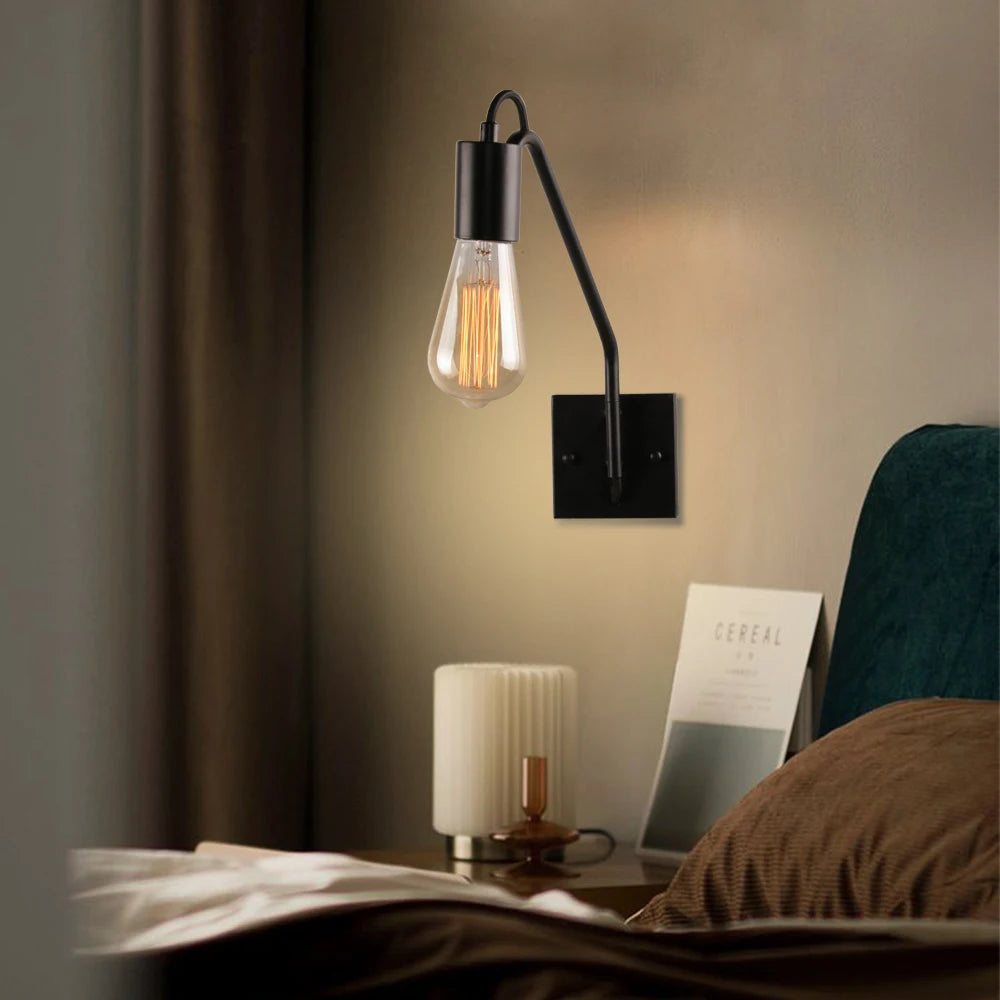 applique murale vintage rétro led lampe salon maison décor
