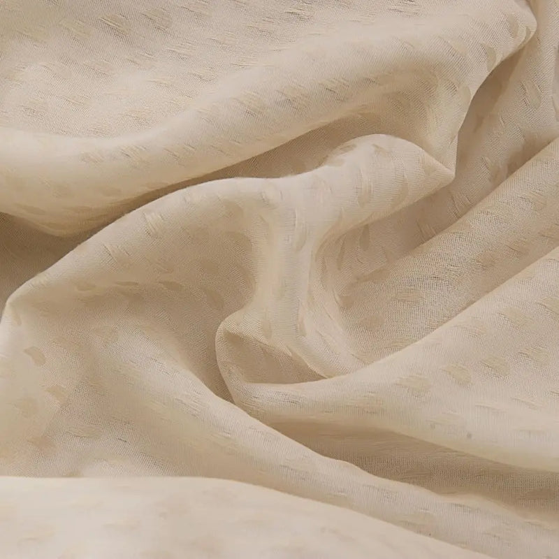 Voilage motifs floraux géométriques style européen salon chambre